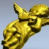 3D модель херувима "Амур" в формате STL для ЧПУ