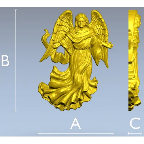 Ангел Благословения - 3D модель STL для ЧПУ
