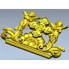 Ангельский картуш с крестом - 3D модель STL для ЧПУ