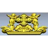 Ангельский картуш с крестом - 3D модель STL для ЧПУ