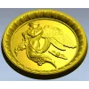 Круглый медальон с ангелом - высокодетализированная stl модель для ЧПУ
