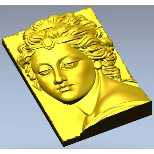 Барельеф ангела - 3D модель STL для ЧПУ