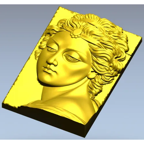 Барельеф ангела - 3D модель STL для ЧПУ