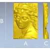 Барельеф ангела - 3D модель STL для ЧПУ