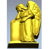 Скорбящий ангел у колонны - 3D модель STL для ЧПУ