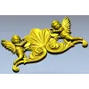 Дуэт путти с раковиной - 3D модель STL для ЧПУ