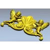 Дуэт путти с раковиной - 3D модель STL для ЧПУ