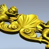 Дуэт путти с раковиной - 3D модель STL для ЧПУ