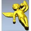 Херувим в полёте - 3D модель STL для ЧПУ