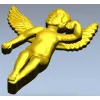 Херувим в полёте - 3D модель STL для ЧПУ