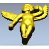 Херувим в полёте - 3D модель STL для ЧПУ