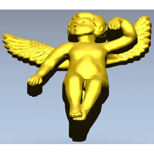 Херувим в полёте - 3D модель STL для ЧПУ