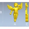 Херувим в полёте - 3D модель STL для ЧПУ