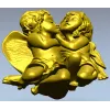 Поцелуй ангелов - 3D рельеф в формате STL для ЧПУ