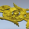 Серафим - stl модель ангела для ЧПУ