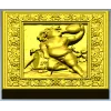 Резное панно "Виноградный путто" - 3D STL для ЧПУ