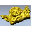 Cherubic Angel Relief STL for CNC Milling