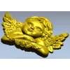 Cherubic Angel Relief STL for CNC Milling