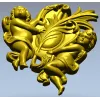 Картуш с ангелами - 3D STL для ЧПУ