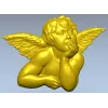Мечтательный купидон - 3D STL рельеф для ЧПУ