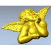 Мечтательный купидон - 3D STL рельеф для ЧПУ