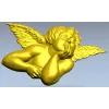 Мечтательный купидон - 3D STL рельеф для ЧПУ