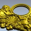 Ангельский картуш - 3D модель STL для ЧПУ