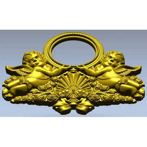 Ангельский картуш - 3D модель STL для ЧПУ