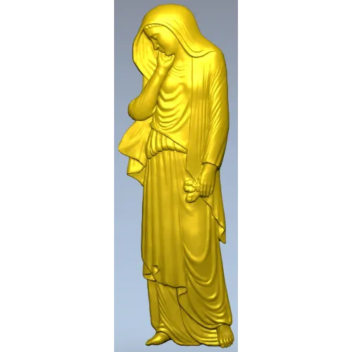 Ангел печали - 3D модель STL для ЧПУ