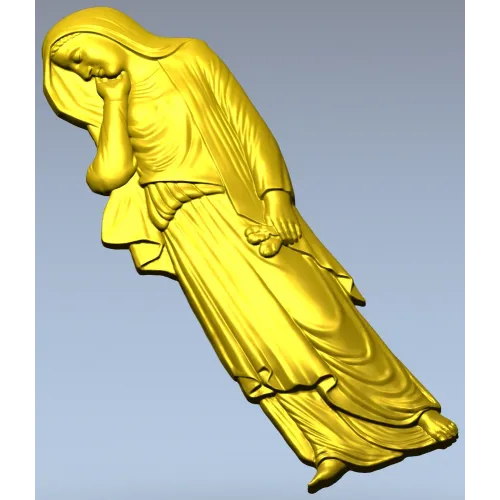 Ангел печали - 3D модель STL для ЧПУ