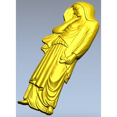 Ангел печали - 3D модель STL для ЧПУ