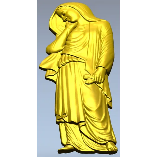 Ангел печали - 3D модель STL для ЧПУ