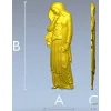 Ангел печали - 3D модель STL для ЧПУ