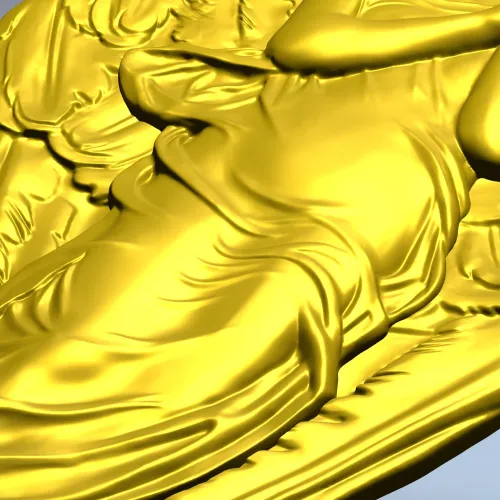 Рельефный ангел - 3D модель в формате STL для ЧПУ
