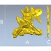 Рельефный ангел-воин - 3D модель в формате STL для ЧПУ