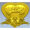 Сердечный поцелуй - 3D модель STL для ЧПУ