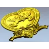 Сердечный поцелуй - 3D модель STL для ЧПУ