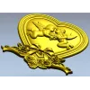 Сердечный поцелуй - 3D модель STL для ЧПУ
