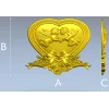 Сердечный поцелуй - 3D модель STL для ЧПУ