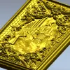 Богатырская рельефная панель - 3D модель STL для ЧПУ