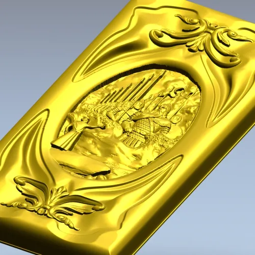 Богатырская панель - 3D модель STL для ЧПУ