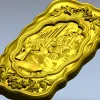 Богатырская сцена - 3D панно в формате STL для ЧПУ
