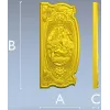 Панно "Богатырь в медальоне" - 3D модель STL для ЧПУ