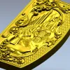 Рельефная панель "Богатырь и дружина" - 3D модель STL для ЧПУ
