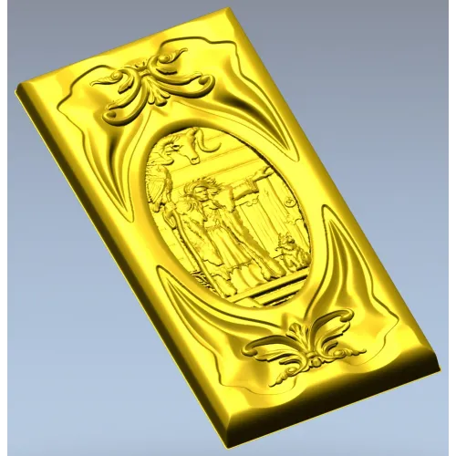 Baba Yaga relief panel - STL 3D model for CNC milling