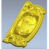 Декоративная 3D модель "Баба-Яга у порога" - STL для ЧПУ