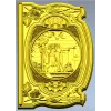 Декоративная 3D модель "Баба-Яга у порога" - STL для ЧПУ