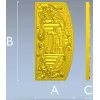3D модель панно "Баба-Яга у избушки" в формате STL для ЧПУ