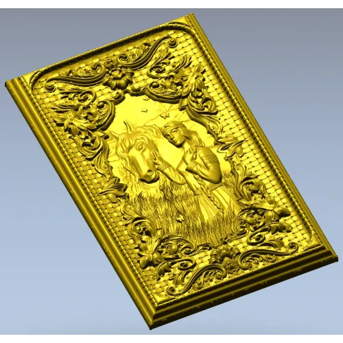 3D модель панно "Белая Русь" (STL) для ЧПУ