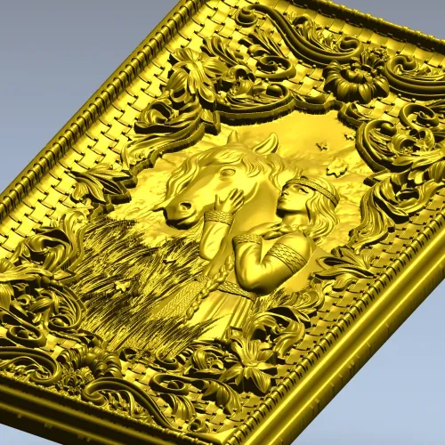 3D модель панно "Белая Русь" (STL) для ЧПУ